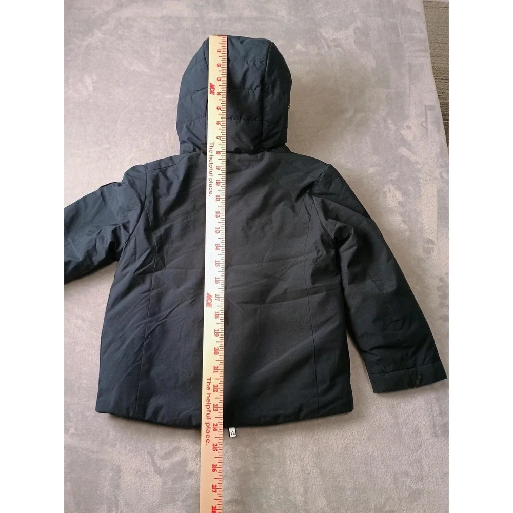 Gerry Jacket Kids XS 5/6 Blue Black Hooded‎ Puffer Full Zip Insulated Winter
